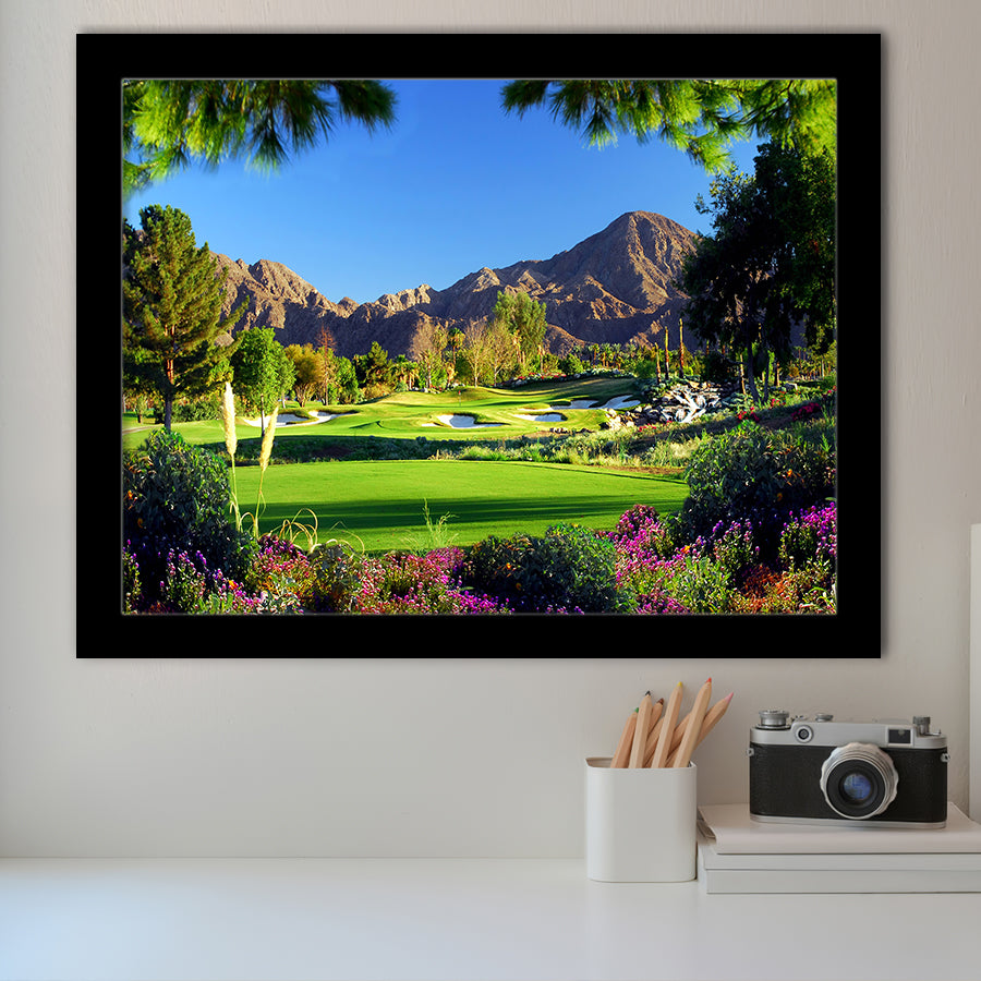 Golf Course Landscape Beautiful Framed Art Prints Wall Art Decor - Painting Prints, Framed Picture