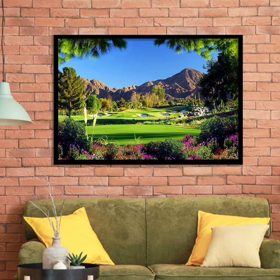 Golf Course Landscape Beautiful Framed Art Prints Wall Art Decor - Painting Prints, Framed Picture