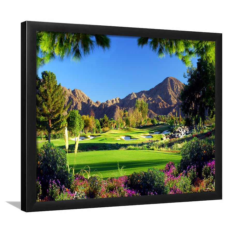 Golf Course Landscape Beautiful Framed Art Prints Wall Art Decor - Painting Prints, Framed Picture
