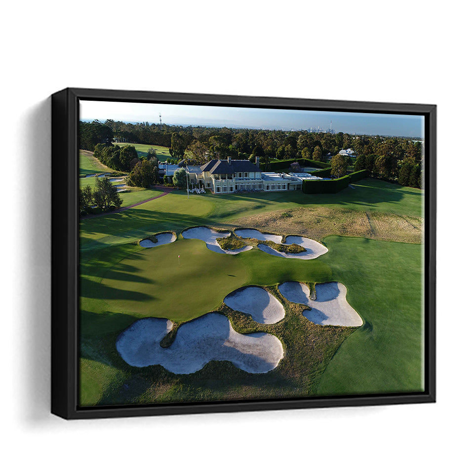 Golf To Remain Open In Melbourne Lockdown Golf Australia Framed Canvas Prints Wall Art - Painting Prints, Home Wall Decor, Painting Canvas