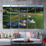 Golf To Remain Open In Melbourne Lockdown Golf Australia 5 Pieces Canvas Prints Wall Art Decor - Painting Canvas,Multi Panel,Painting Prints