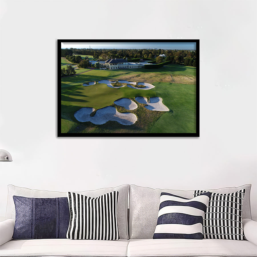 Golf To Remain Open In Melbourne Lockdown Golf Australia Wall Art Print - Framed Prints, Painting Prints, Prints for Sale, Framed Art