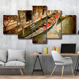 Gondola Print Venice Canvas Gondola Venice Large Canvas Prints Multi Panels Wall Art Prints Home Decor