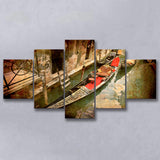 Gondola Print Venice Canvas Gondola Venice Large Canvas Prints Multi Panels Wall Art Prints Home Decor