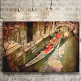 Gondola Print Venice Canvas Gondola Venice Landscape Canvas Prints Wall Art Home Decor - Painting Canvas, Ready to hang