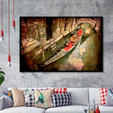 Gondola Print Venice Canvas Gondola Venice Framed Art Prints Wall Decor - Painting Art,Framed Picture,For Sale, Ready to hang