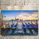 Gondola Print Venice Grand Canal Italy Landscape Canvas Prints Wall Art Home Decor - Painting Canvas, Ready to hang