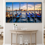 Gondola Print Venice Grand Canal Italy Extra Large Canvas Prints Multi Panels B Wall Art Prints Home Decor