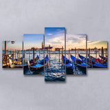 Gondola Print Venice Grand Canal Italy Large Canvas Prints Multi Panels Wall Art Prints Home Decor