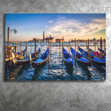 Gondola Print Venice Grand Canal Italy Landscape Canvas Prints Wall Art Home Decor - Painting Canvas, Ready to hang