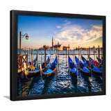 Gondola Print Venice Grand Canal Italy Framed Art Prints Wall Decor - Painting Art,Framed Picture,For Sale, Ready to hang