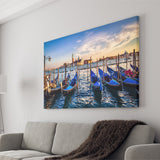 Gondola Print Venice Grand Canal Italy Landscape Canvas Prints Wall Art Home Decor - Painting Canvas, Ready to hang