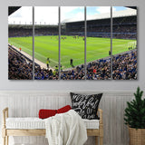 Goodison Park Stadium Canvas Prints Everton Wall Art Football Stadium,Multi Panels B,Sport Stadium Art Prints, Fan Gift