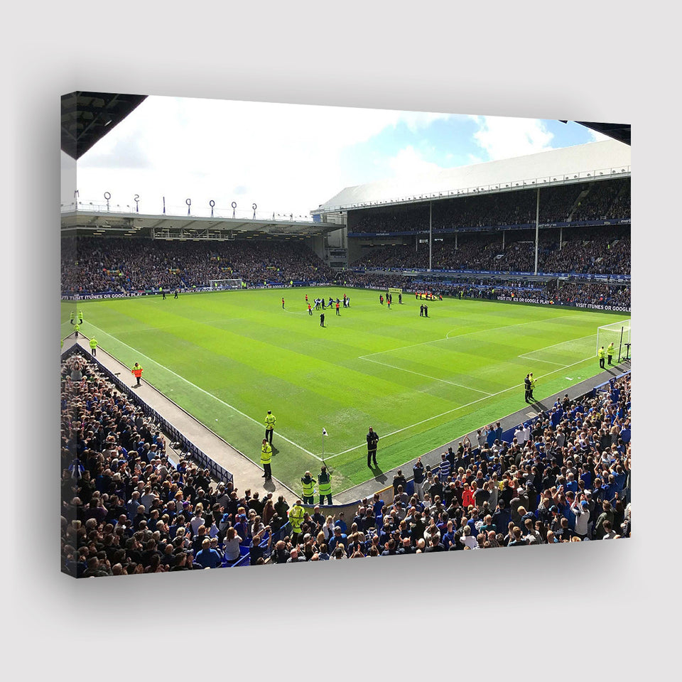Goodison Park Stadium Canvas Prints Everton Wall Art Football Stadium,Sport Stadium Art Prints, Fan Gift, Wall Decor