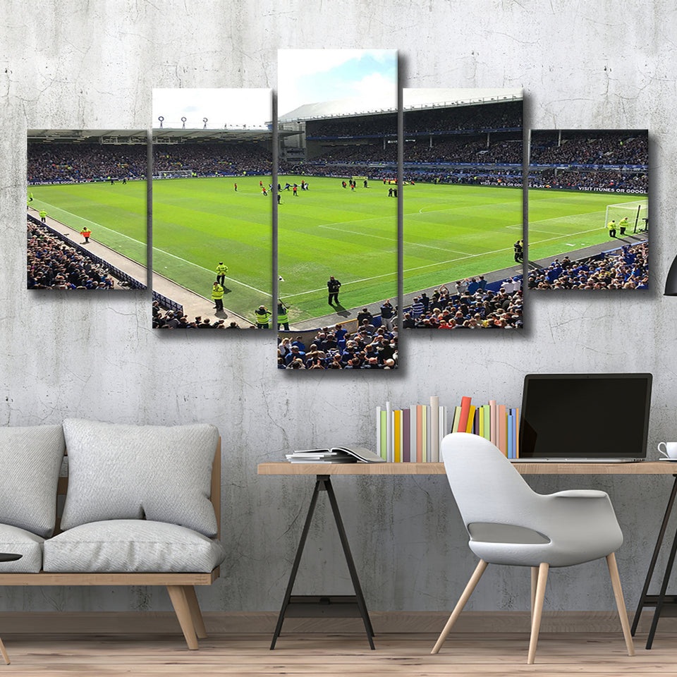 Goodison Park Stadium Canvas Prints Everton Wall Art Football Stadium,Multi Panels,Sport Stadium Art Prints, Fan Gift