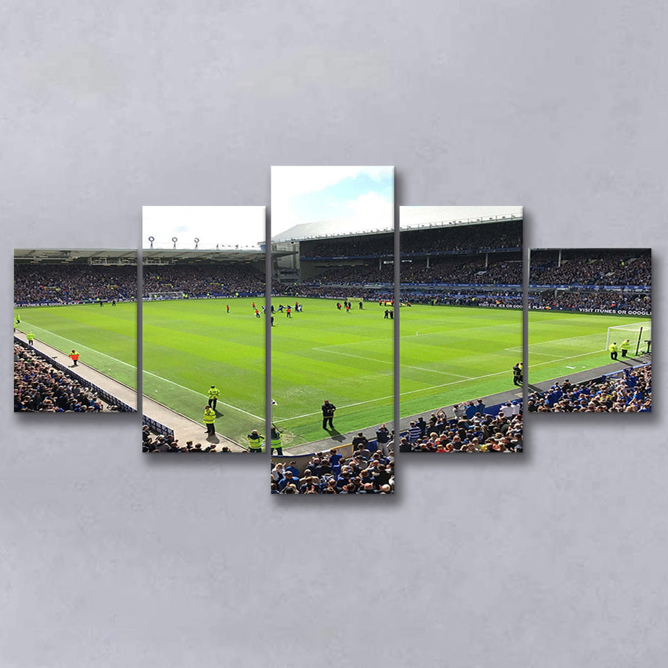 Goodison Park Stadium Canvas Prints Everton Wall Art Football Stadium,Multi Panels,Sport Stadium Art Prints, Fan Gift