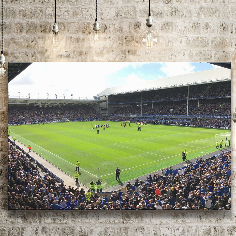 Goodison Park Stadium Canvas Prints Everton Wall Art Football Stadium,Sport Stadium Art Prints, Fan Gift, Wall Decor