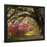 Gorgeous Summer Garden Under The Tree Framed Art Prints Wall Decor, Framed Picture, Large Art Prints