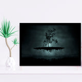 Gothic Theme Canvas Art, Dark Gothic Framed Art Prints Wall Decor, Framed Picture, Large Art Prints