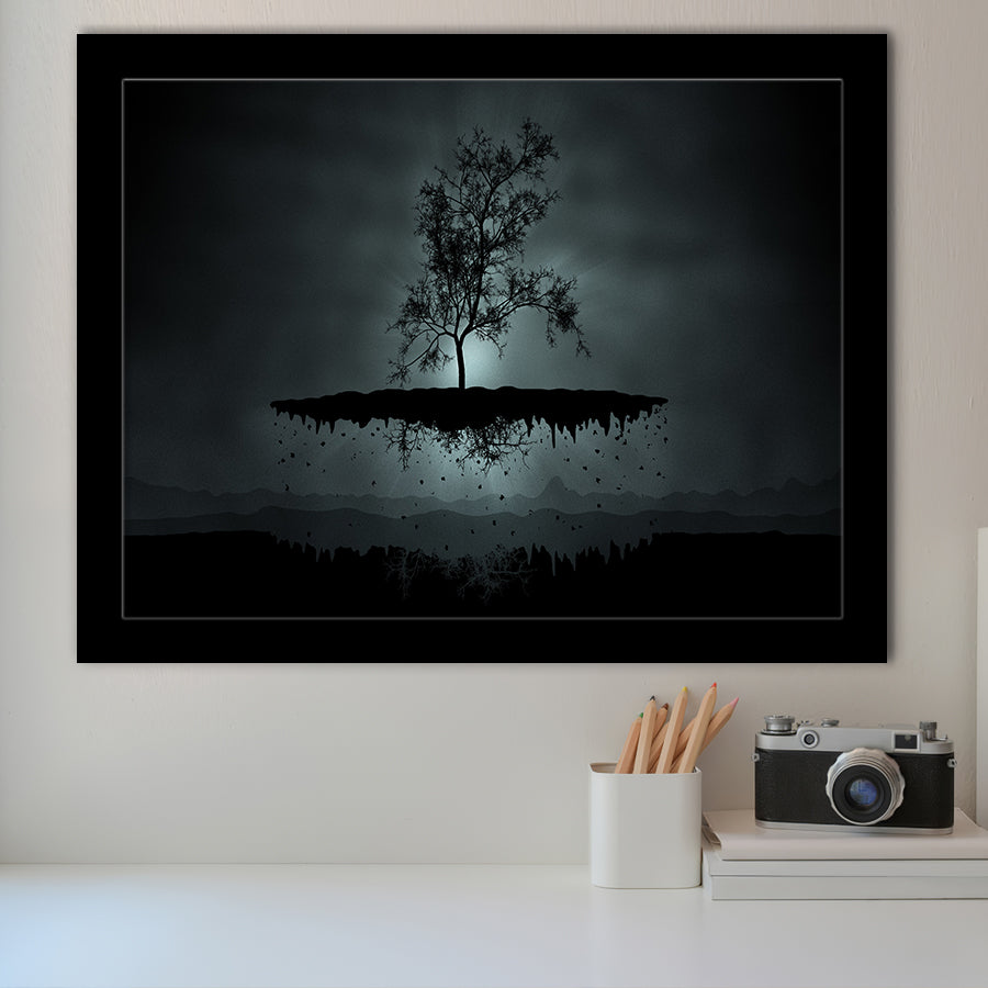 Gothic Theme Canvas Art, Dark Gothic Framed Art Prints Wall Decor, Framed Picture, Large Art Prints
