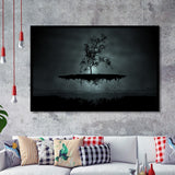 Gothic Theme Canvas Art, Dark Gothic Framed Art Prints Wall Decor, Framed Picture, Large Art Prints