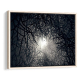 Gothic Theme Canvas Art, Dead Forest Art Framed Canvas Prints Wall Art, Floating Frame, Large Canvas Home Decor
