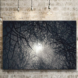 Gothic Theme Canvas Art, Dead Forest Art Canvas Prints Wall Art, Home Living Room Decor, Large Canvas
