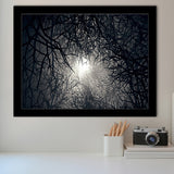 Gothic Theme Canvas Art, Dead Forest Art Framed Art Prints Wall Decor, Framed Picture, Large Art Prints