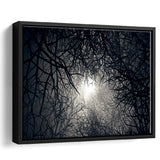 Gothic Theme Canvas Art, Dead Forest Art Framed Canvas Prints Wall Art, Floating Frame, Large Canvas Home Decor