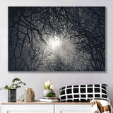 Gothic Theme Canvas Art, Dead Forest Art Canvas Prints Wall Art, Home Living Room Decor, Large Canvas