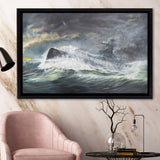 Fira Santorini South Aegean Greece Framed Canvas Prints Wall Art - Painting Canvas, Wall Decor, For Sale