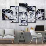 Graffiti Art Canvas 3 Face Graffiti Large Canvas Prints Multi Panels Wall Art Prints Home Decor