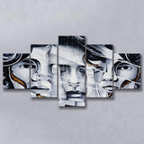 Graffiti Art Canvas 3 Face Graffiti Large Canvas Prints Multi Panels Wall Art Prints Home Decor