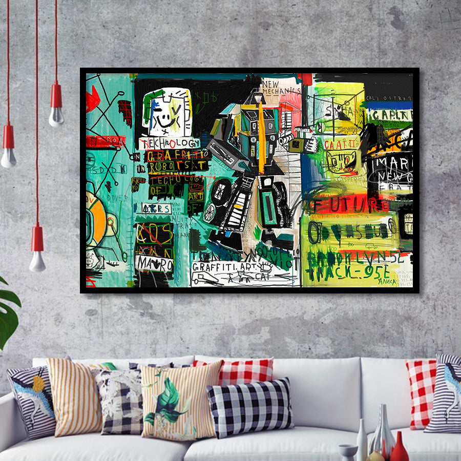 Graffiti Street Art Framed Art Prints Wall Art Decor, Framed Picture, Home Decor