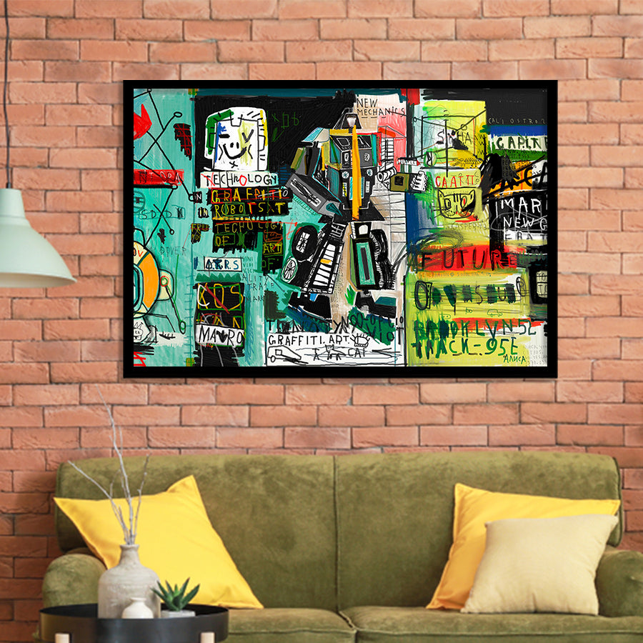 Graffiti Street Art Framed Art Prints Wall Art Decor, Framed Picture, Home Decor
