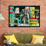 Graffiti Street Art Framed Art Prints Wall Art Decor, Framed Picture, Home Decor