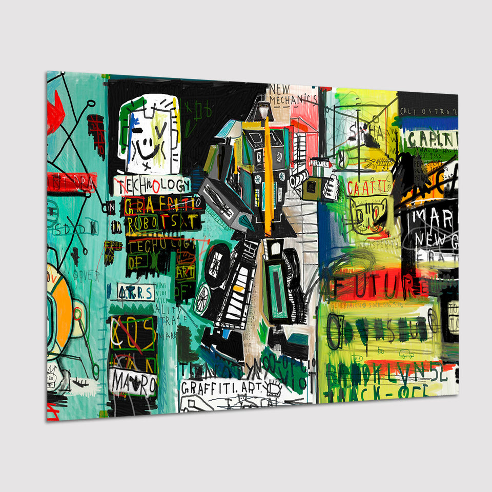 Graffiti Street Art Poster Prints Wall Art Decor, Unframe, Poster Art