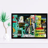 Graffiti Street Art Framed Art Prints Wall Art Decor, Framed Picture, Home Decor