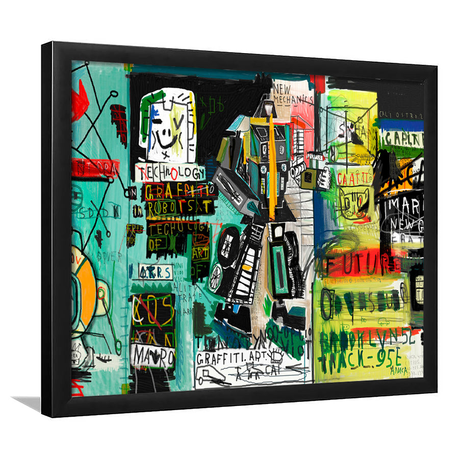 Graffiti Street Art Framed Art Prints Wall Art Decor, Framed Picture, Home Decor
