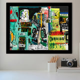 Graffiti Street Art Framed Art Prints Wall Art Decor, Framed Picture, Home Decor
