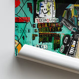Graffiti Street Art Poster Prints Wall Art Decor, Unframe, Poster Art