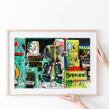 Graffiti Street Art Poster Prints Wall Art Decor, Unframe, Poster Art