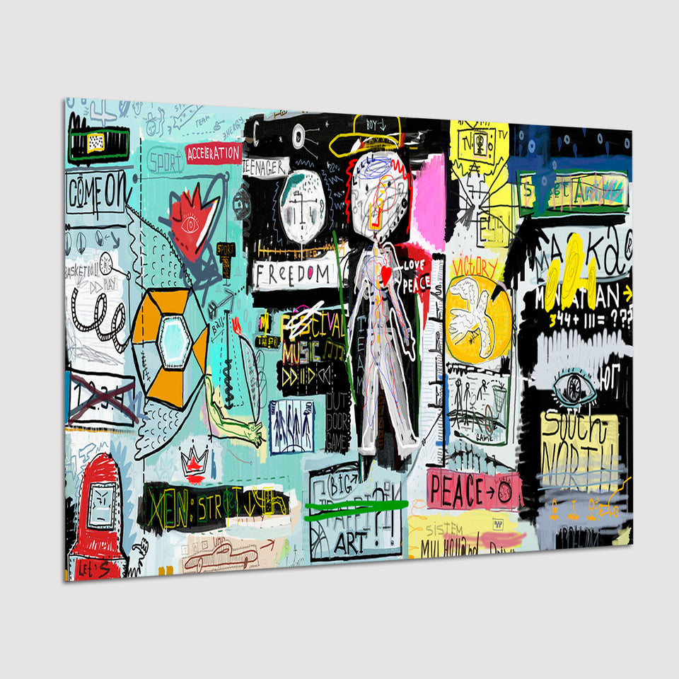 Graffiti Art Print Abstract Poster Prints Wall Art Decor, Unframe, Poster Art