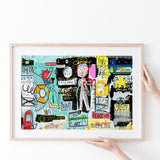 Graffiti Art Print Abstract Poster Prints Wall Art Decor, Unframe, Poster Art