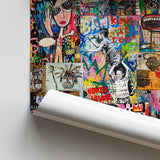 Graffiti Canvas Modern Graffiti Art Poster Prints Wall Art Decor, Unframe, Poster Art