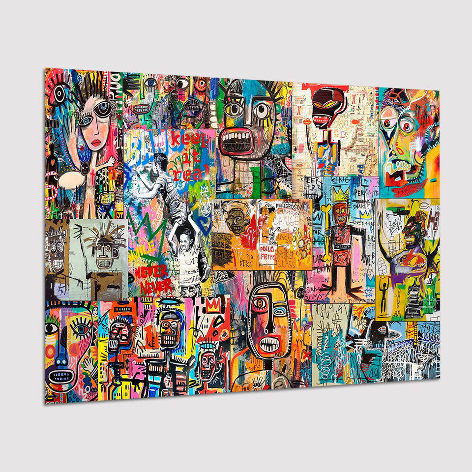 Graffiti Canvas Modern Graffiti Art Poster Prints Wall Art Decor, Unframe, Poster Art