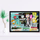 Graffiti Canvas Print Graffiti Abstract Art Framed Art Prints Wall Decor - Painting Art,Framed Picture,For Sale, Ready to hang