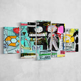 Graffiti Canvas Print Graffiti Abstract Art Large Canvas Prints Multi Panels Wall Art Prints Home Decor