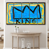 Graffiti Crown Large Wall Print Graffiti Extra Large Canvas Prints Multi Panels B Wall Art Prints Home Decor