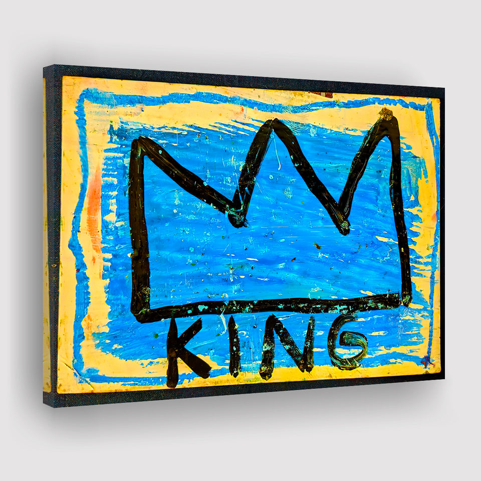 Graffiti Crown Large Wall Print Graffiti Landscape Canvas Prints Wall Art Home Decor - Painting Canvas, Ready to hang